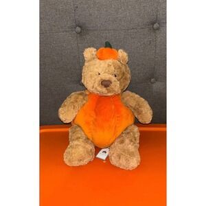Jellycat Pumpkin Bartholomew Bear Halloween Plush Stuffed Animal BARL2PUM New
